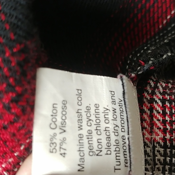 Madewell Red & Black Plaid Flannel - Picture 10 of 17